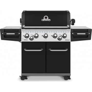 Broil King Regal 590 Ψησταριά Υγραερίου Μαντεμένιας Σχάρας 81.25x49εκ. με 5 Εστίες 16kW και Πλαϊνό Μάτι